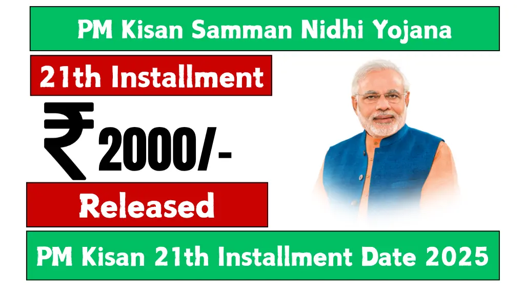 PM Kisan 21th Installment Date 2025