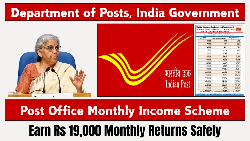 Post Office Monthly Income Scheme